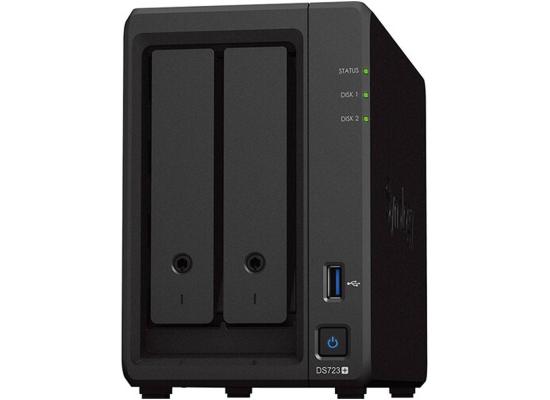Synology DiskStation DS725+ 2-Bay Diskless NAS Server w/ AMD Ryzen R1600 2-Core CPU & 2GB DDR4 RAM