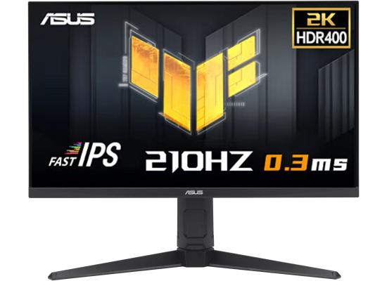 ASUS TUF VG27AQL5A Gaming AI 27" Fast IPS QHD 2K 210Hz 0.3 ms (GtG) HDR 400 , Adaptive-Sync w/ Seakers & Height Adjustment , Black