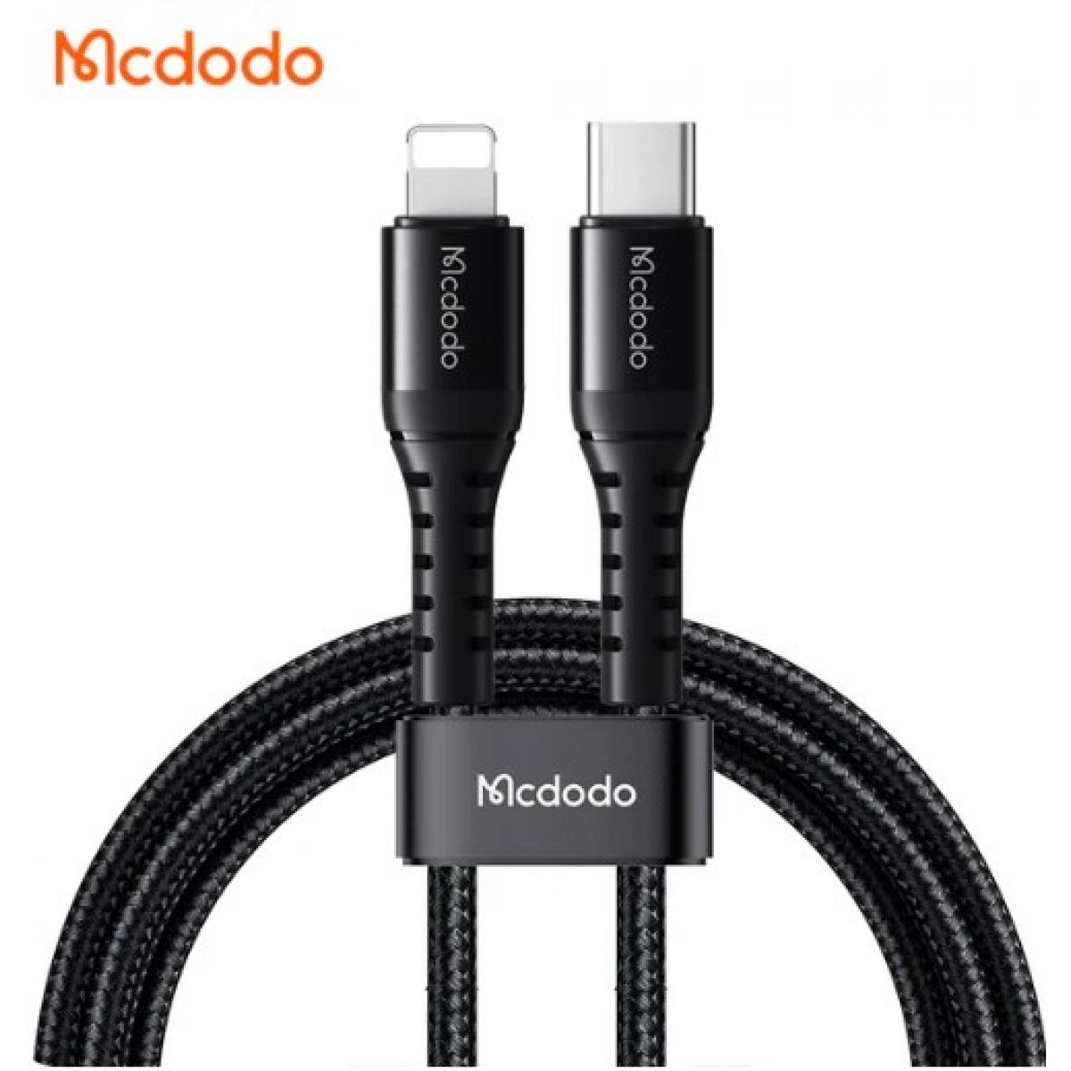 Mcdodo  CA-5632 USB C to Lightning 36W Cable Data & Fast Charging PD for iPhone 3M - Black