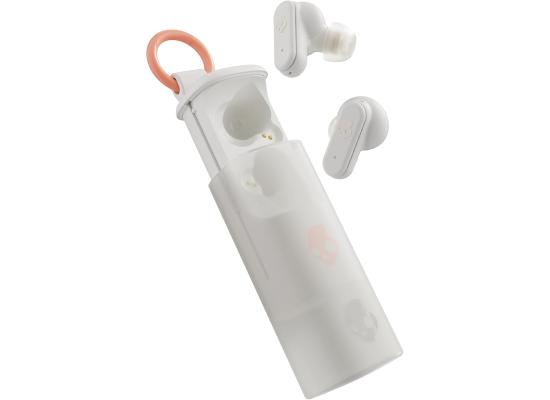 Skullcandy Dime Evo Wireless Earbuds, Bluetooth Headphones, Noise Isolating Fit, Up to 36 Hours Battery, Microphone for iPhone Android, Easy Carry with Clip-Anywhere Case - Bone product thumbnail 2
