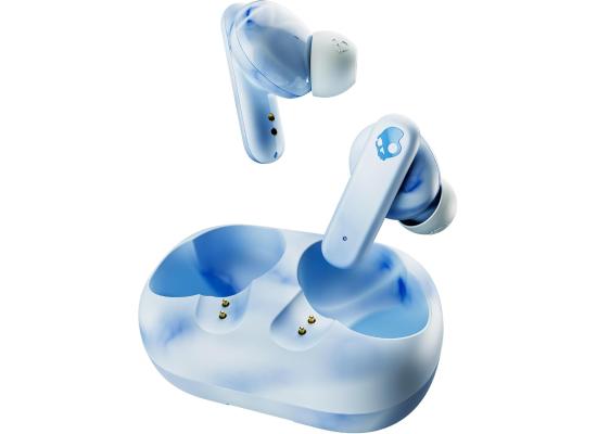 Skullcandy EcoBuds Sustainable Wireless Earbuds, Bluetooth Headphones, Up to 8 Hours Battery, Noise Isolating Fit, Battery-Free Charging Case, Microphone for iPhone Android - Glacier Blue product thumbnail 2