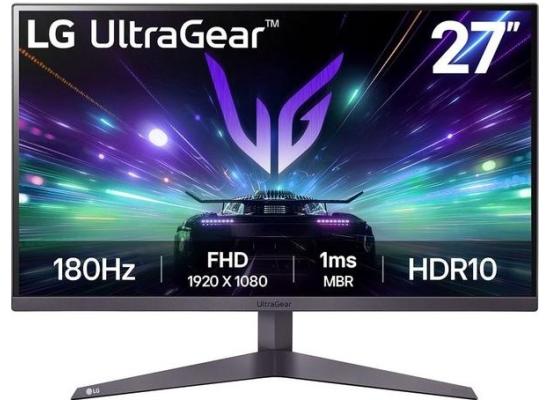 LG UltraGear 27GS50F 27" Full HD Gaming 180Hz 1ms HDR10 AMD FreeSync 3-Side Virtually Borderless Design w/ 2x HDMI, DisplayPort - Black