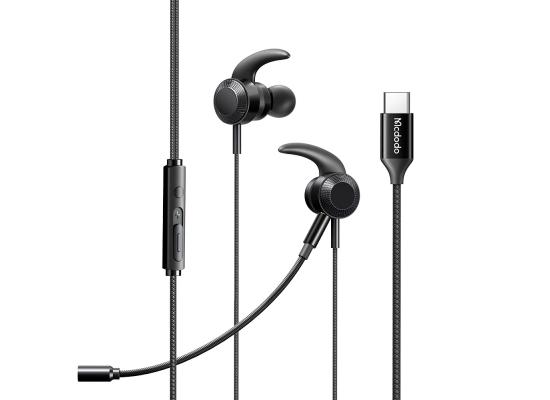 Mcdodo HP-1340 Wired gaming headphones with microphone, USB-C - Black product thumbnail 2