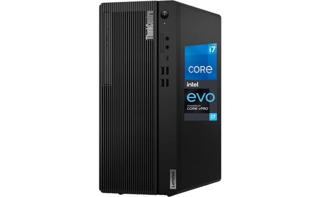 Lenovo NEW ThinkCentre M70t Gen 5 (2024) Enterprise-Grade Desktop PC Tower 14GEN Intel Core i7 vPro 20-Cores w/ Wireless & Bluetooth - Black
