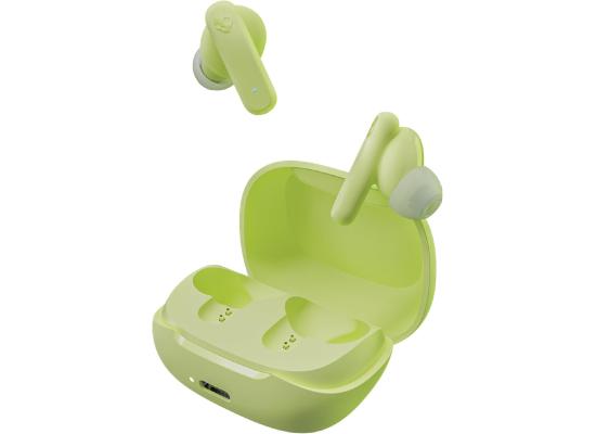Skullcandy SMOKIN Buds Wireless Earbuds, Bluetooth Headphones, Noise Isolating Fit, Up to 20 Hours Battery, IPX4 Sweat and Water Resistant, Microphone for iPhone Android - Matcha product thumbnail 2