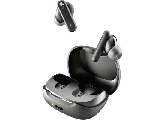 Skullcandy SMOKIN Buds Wireless Earbuds, Bluetooth Headphones, Noise Isolating Fit, Up to 20 Hours Battery, IPX4 Sweat and Water Resistant, Microphone for iPhone Android - True Black product thumbnail 2