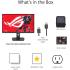 ASUS ROG Strix XG27ACMG 27” Fast IPS QHD 2K 270Hz 1ms HDR Extreme Low Motion Blur Sync, G-SYNC Compatible, DisplayWidget, Tripod Socket w/ USB Type-C