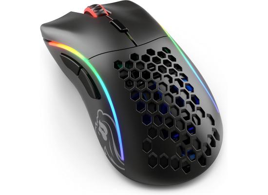 Glorious Model D Wireless Gaming Mouse - 69g Superlight, Lag Free 2.4Ghz Wireless, Up to 71 Hour Battery, RGB, BAMF Sensor, Ergonomic, 6 Buttons - Matte Black