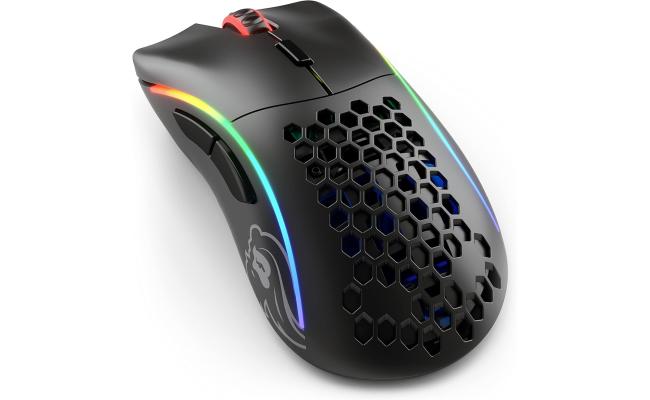 Glorious Model D Wireless Gaming Mouse - 69g Superlight, Lag Free 2.4Ghz Wireless, Up to 71 Hour Battery, RGB, BAMF Sensor, Ergonomic, 6 Buttons - Matte Black