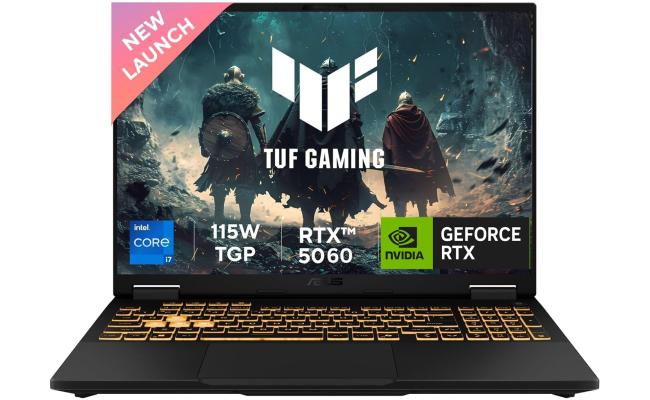 ASUS TUF Gaming F16 (2025) FX608JMR 14Gen Intel Core i7 14650HX 16-Cores w/ Nvidia RTX 5060 8GB DDR7 & IPS 165Hz Display - Jaeger Gray