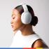 Skullcandy Crusher Evo Wireless Bluetooth Headphones with Multi-Sensory Bass and Charging Cable, Noise Isolating Over-Ear Fit, Up to 40 Hours Battery, Microphone for iPhone Android - Bone