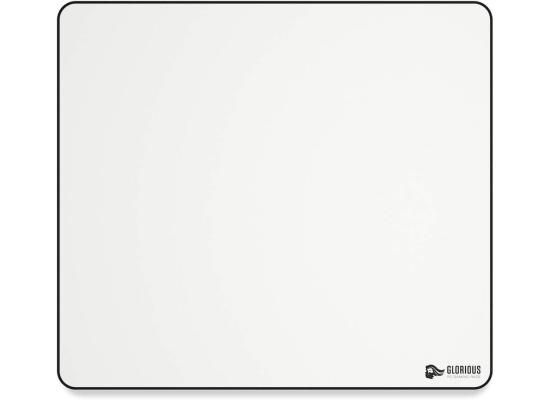 Glorious Large Gaming Mouse Pad for Desk - Rubber Base Computer Mouse Mat - Durable Mouse Mat - Cloth Mousepad with Stitched Edges - White Cloth Mousepad | 16"x18" (GW-XL)