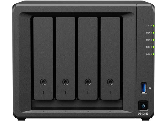 Synology DiskStation DS425+ 4-Bay Diskless NAS Server w/ Intel Celeron J4125 4-Core CPU & 2GB DDR4 RAM