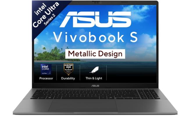 ASUS Vivobook S16 (2025) S3607CA Intel® Ultra 7 Gen II 255H HIGH Performance 16-Core Intel® AI Boost w/ DDR5 Memory & Backlit keyboard & IPS 144Hz Display , Matte Gray