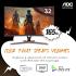 AOC CQ32G3SE 32" WQHD 2K Curved 1000R 165Hz 1ms Antiglare Low Blue Light AMD Freesync Premium w/ 2x HDMI & Display Port