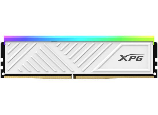 ADATA XPG SPECTRIX D35G 8GB RGB DDR4 Desktop Memory, 3600 MHz Clock Speed, CL18 Latency, Supports Intel XMP 2.0, 1.35V, RoHS Compliant, White product thumbnail 2