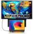 V2COM D1 24” IPS Full HD Portable 100Hz Lightweight & Portable Low Power 20W Adjustable Stand USB C & Mini HDMI Support for MAC, Windows, Android, Linux, Chrome w/ Speakers