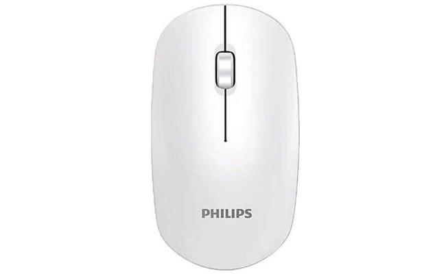 Philips M315 Wireless Silent Rechargeable Mouse 1600 Dpi Silent - White