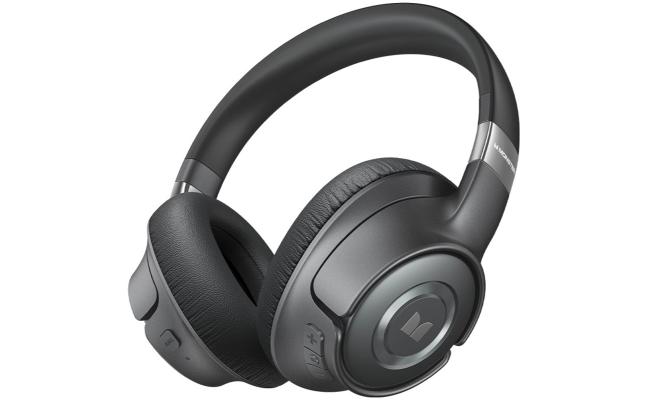 Monster Persona SE ANC Active Noise Cancelling Headphones, Wireless Bluetooth Headphones Over Ear, 60H Playtime, HiFi Stereo Audio, Deep Bass, Built-in Mic, Memory Foam Ear Cups for Home Office - Gray