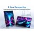 V2COM N3 Pro 16" IPS 2.5K QHD 350 nits Portable Laptop Screen Extender,360° Aadjustable Stand USB‑C & DP Support For Windows, macOS, Linux, Android, and Chrome OS w/ Speakers