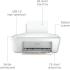 HP DeskJet 2320 All-in-One Printer, Color, Printer for Home, Print, copy, scan, Scan to PDF , White