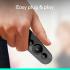 Logitech Wireless Presenter R500s, PowerPoint Clicker with Laser Pointer, Wireless Presentation Clicker Remote - Graphite