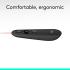 Logitech Wireless Presenter R500s, PowerPoint Clicker with Laser Pointer, Wireless Presentation Clicker Remote - Graphite