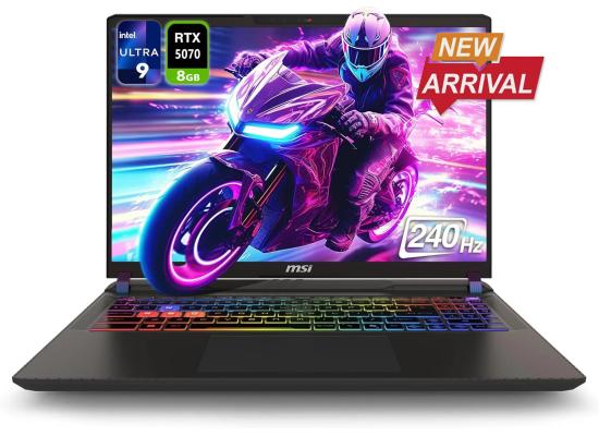 MSI Crosshair 17 HX AI (2025) D2XWGKG NEW Intel Core Ultra 9 Gen II 275HX 24-Cores w/ NVIDIA RTX™ 5070 8GB DDR7 & 2.5K IPS 240Hz Display , Cosmos Gray product thumbnail 2