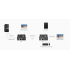 Lenkeng LKV565KVM-P Point-to-Point 4K 60Hz HDMI HDR KVM Extender Extender Kit up to 70M Zero-Latency KVM Function, 3.5mm Stereo Audio Output