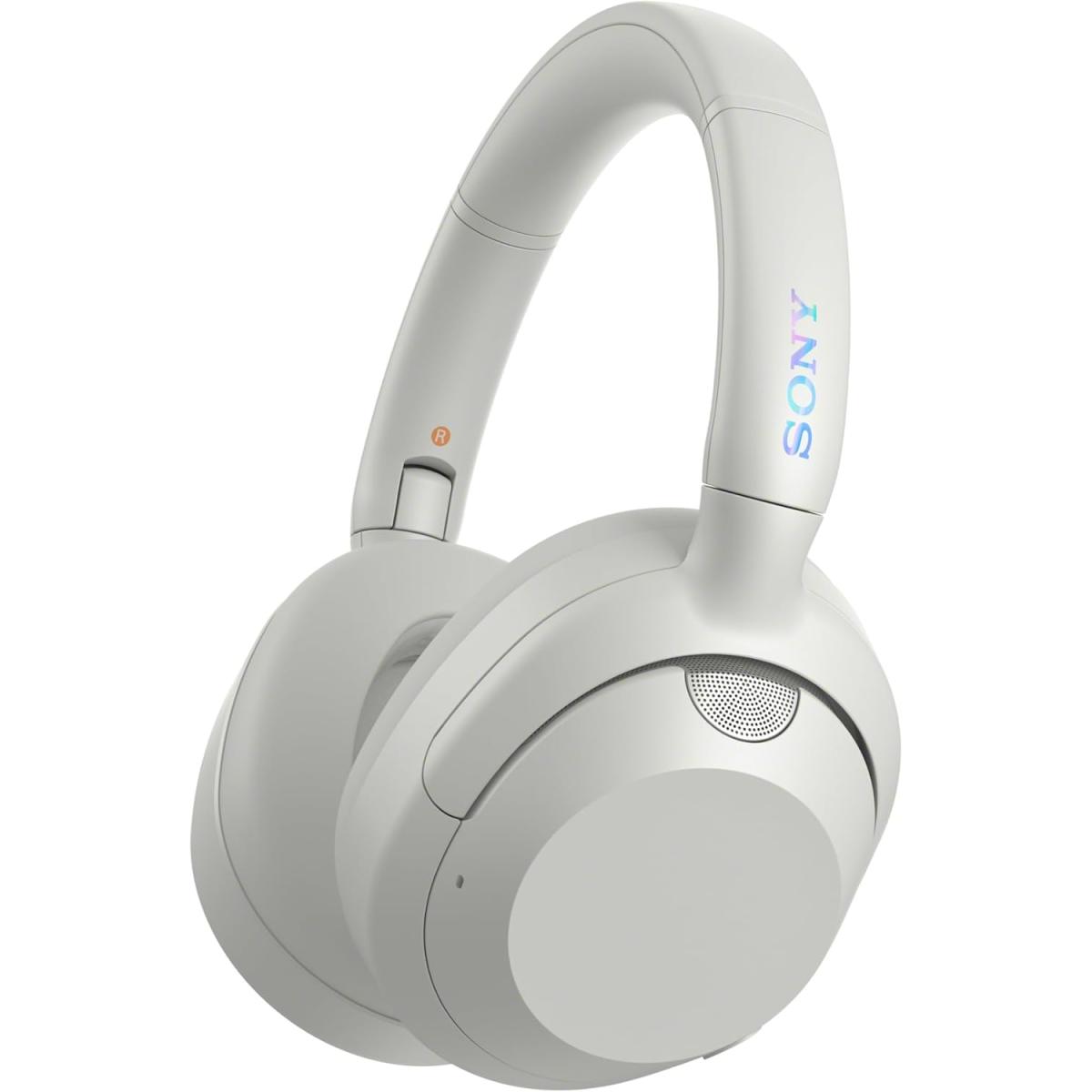 Sony ULT WEAR Over-Ear Noise Cancelling Bluetooth Headphones with Alexa Built-in, Comfortable Design, 30-Hour Battery, Massive Bass - White