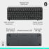 Logitech MK250 Bluetooth Mouse & Keyboard Combo Compact Wireless Keyboard, Ambidextrous Mouse, Durable Build - Windows/MacOS Arabic / English Layout - Graphite