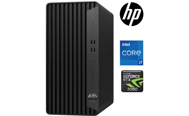 HP Elite Tower 800 G9 Desktop PC (2024) 14Gen Intel Core i7 20-Cores For Designing, Editing & Even Gaming w/ Nvidia Geforce RTX 3050 8GB - Black