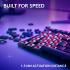 Logitech G515 Wireless Gaming Keyboard TKL, LIGHTSYNC RGB, Thin Tenkeyless Design, Double-Shot PBT Keycaps, Tactile Brown Mechanical Switches - Black