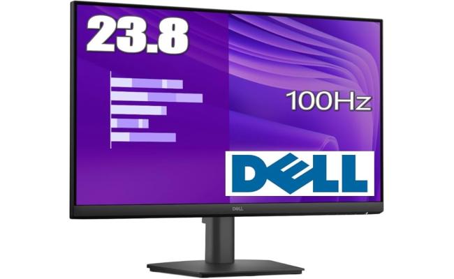 Dell Pro E2425HM 24" IPS Full HD 100Hz Eye Comfort Technology, Anti-glare, Arsenic-free Glass w/ HDMI & VGA & Display Ports , Black
