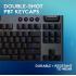 Logitech G915 X Lightspeed TKL Wireless Mechanical Gaming Keyboard, Double-Shot PBT Keycaps, Fully Programmable Keys, RGB Backlit Mac/PC Gaming Keyboards, Aluminum Finish, GL Clicky Switches, Black