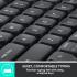 Logitech MK850 Performance Wireless Keyboard and Mouse Combo, Bluetooth Smart, 2.4GHz Wireless Connection, 1000 Dpi Sensor, 8 Buttons, English Layout, Black