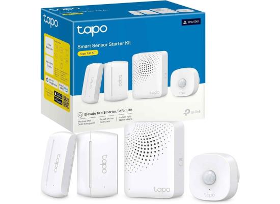 Tapo T30 KIT Smart Sensor Starter Kit, Includes Tapo H100, Tapo T100, Tapo T110, Motion Detection, Window & Door Protectors w/ Instant Alerts & App Notification & Easy Installation