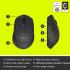 Logitech M280 Wireless Mouse Right-Hand 1000 dpi Optical Sensor 3 Programmable Buttons Extra Comfort and Precision - Black