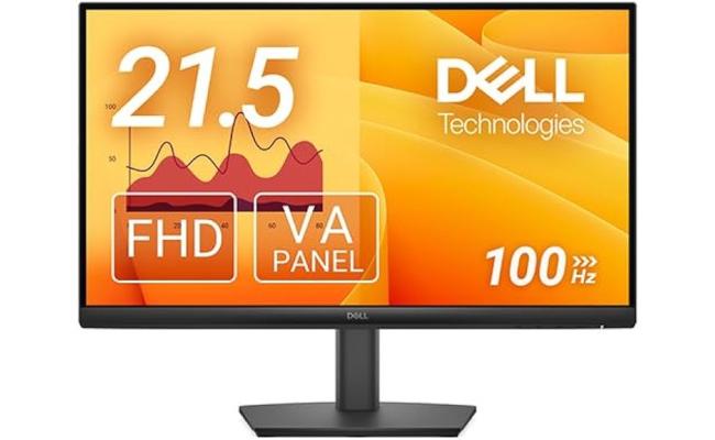 Dell Pro E2225HM 22" Full HD 100Hz Refresh Rate, Edge LED Backlight Technology, Eye Comfort Technology, Panel Mount w/ HDMI & VGA & Display Port , Black