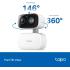 TP-Link Tapo C206 Mini Surveillance Camera Recording 1080P 360° Coverage for Indoor and Outdoor, AI Detection and Notifications, MicroSD Card up to 512GB