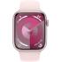 Apple Watch Series 9 [GPS 45mm] Smartwatch with Pink Aluminum Case with Pink Sport Band M/L. Fitness Tracker, Blood Oxygen & ECG Apps, Always-On Retina Display, Water Resistant