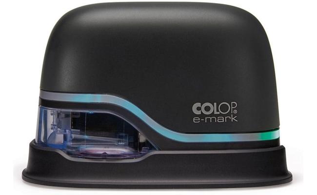 Colop E-Mark Plus Mobile Color Ink Printer For Barcodes, QR-codes, Numbering & Date Battery Life of 5 hours w/ WIFI & USB Interface - Black