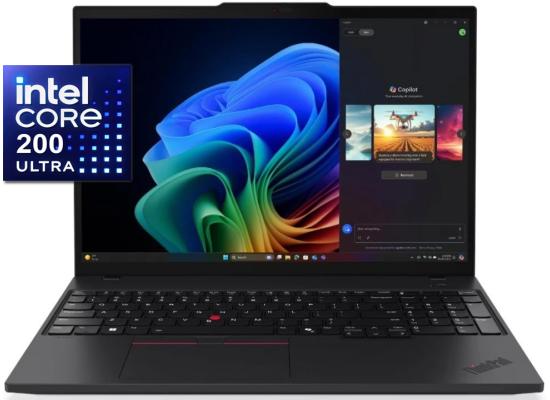 Lenovo ThinkPad T16 Gen 4 (2026) Intel® Ultra 7 Gen II 258V 8-Core Extreme Battery Life Enterprise Class Laptop w/ DDR5X 8533Mhz Memory - Black