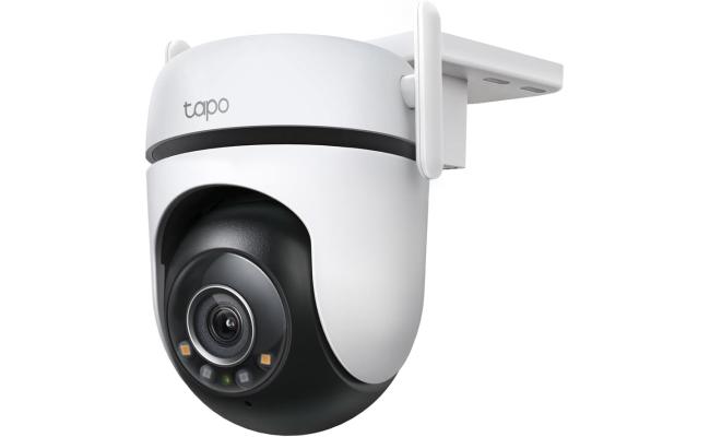 TP-Link Tapo C520WS Outdoor Pan/Tilt Security Wi-Fi Camera with Smart Motion Tracking, IP66 Weatherproof, Multiple Installation Options and Voice Activated Wired/Wireless Networking, White