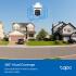 TP-Link Tapo C520WS Outdoor Pan/Tilt Security Wi-Fi Camera with Smart Motion Tracking, IP66 Weatherproof, Multiple Installation Options and Voice Activated Wired/Wireless Networking, White