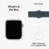 Apple Watch Series 9 [GPS 45mm] Smartwatch with Silver Aluminum Case with Storm Blue Sport Band M/L. Fitness Tracker, Blood Oxygen & ECG Apps, Always-On Retina Display, Water Resistant