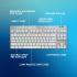 Logitech G915 X Lightspeed TKL Wireless Mechanical Gaming Keyboard, Double-Shot PBT Keycaps, Fully Programmable Keys, RGB Backlit Mac/PC Gaming Keyboards, Aluminum Finish, GL Clicky Switches, White