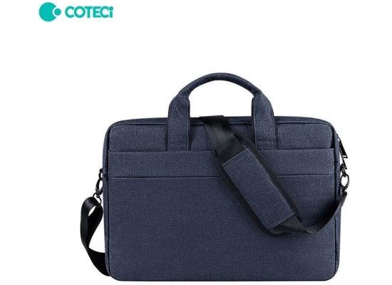 Coteci Laptop Shoulder Bag up to 16.0" Laptop Sleek Durable & Water-Repellent Fabric Lightweight Toploader - NAVE Blue