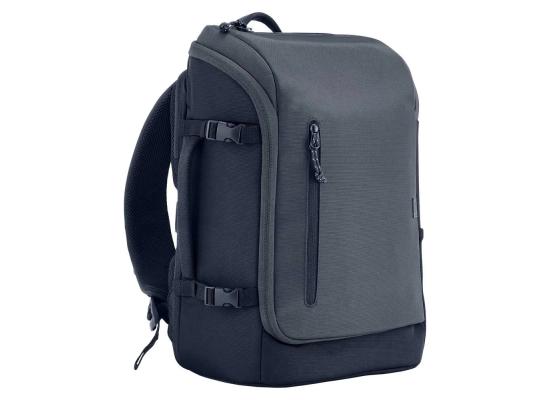 HP Travel 25L 15.6-inch Laptop Backpack Light & Stylish  Expandable to 30L Multiple Pockets Including RFID Blocking Pocket Lockable Zippers - Iron Gray