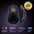 SteelSeries Rival 3 Wireless Gen 2 Gaming Mouse 2.4GHz and Bluetooth 18000 DPI TrueMove Air Optical Sensor 60 Million Click Durability Light-Weight 100% PTFE Feet , Black